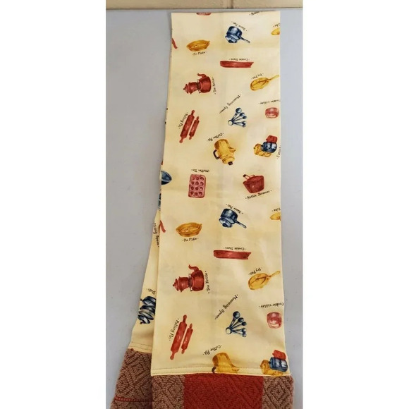 Handmade Kitchen Boa Over Shoulder Scarf Towel - Picture 2 of 4